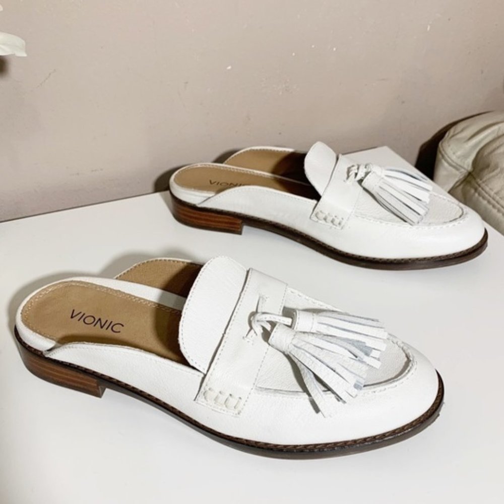 Vionic Mules w/ Tassels